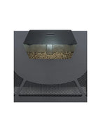 Amesti Estufa Pellet Italy Plus 8100 Roja | 168 m2 Calefacción