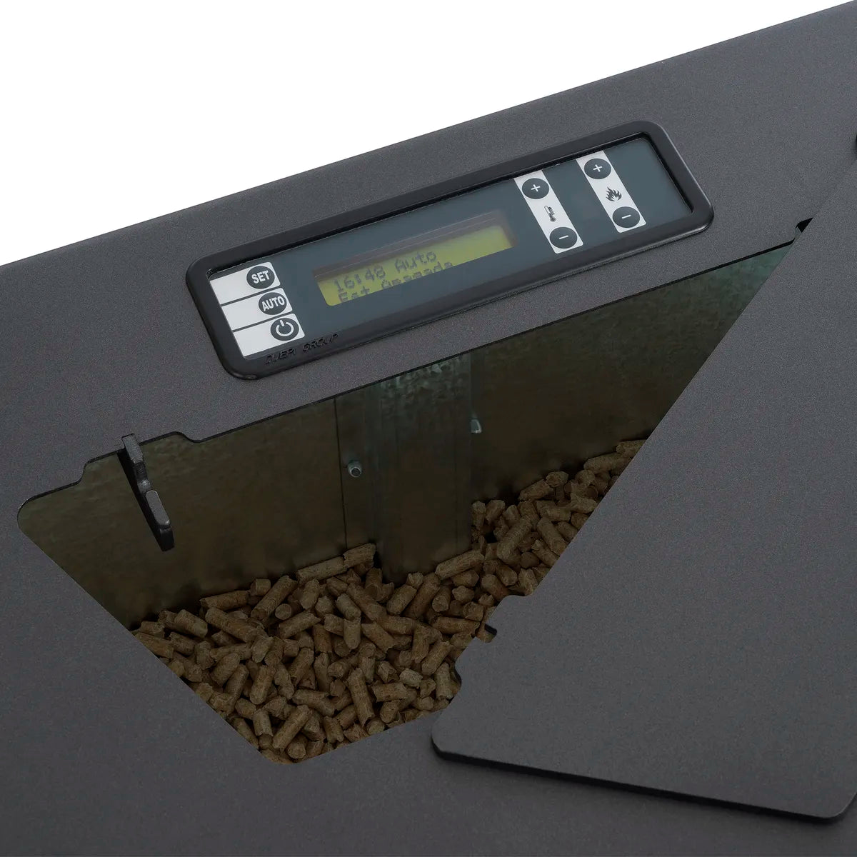 Amesti Estufa Pellet Italy Plus 8100 Roja | 168 m2 Calefacción
