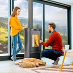 Amesti Estufa a Leña Rondo 450 Design | 191 m2 Calefacción