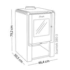 Amesti Estufa a Leña Scantek 380 | 173 m2 Calefacción