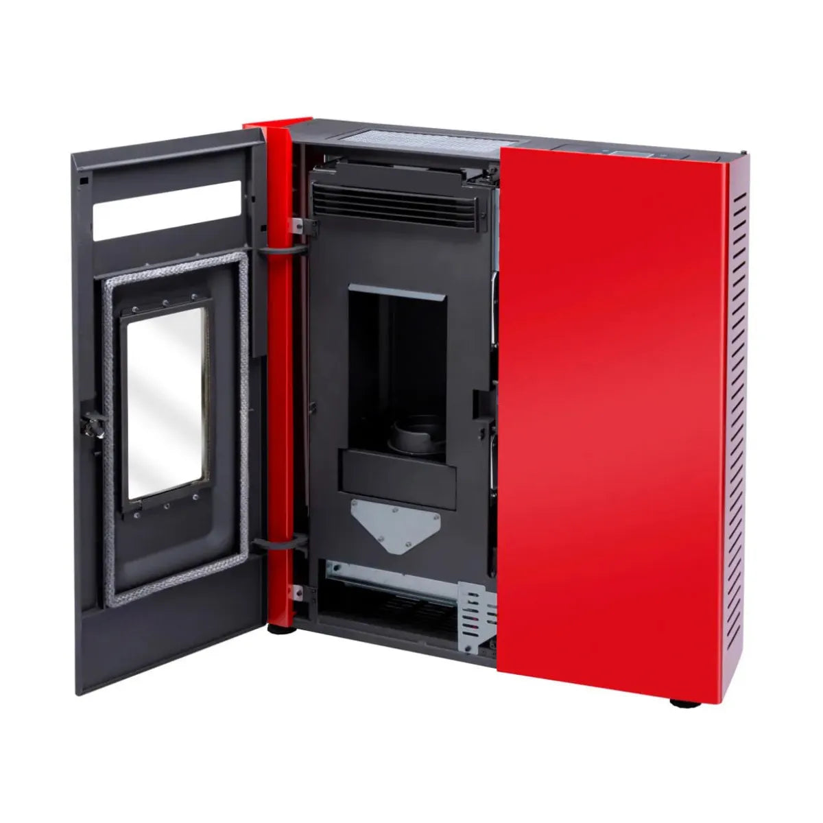 Amesti Estufa a Pellet Slim 9000 Roja | 168m2 Calefacción