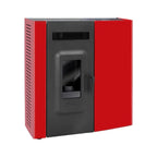 Amesti Estufa a Pellet Slim 9000 Roja | 168m2 Calefacción