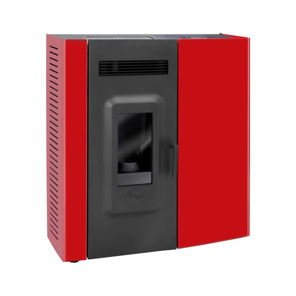 Amesti Estufa a Pellet Slim 9000 Roja | 168m2 Calefacción