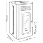 Amesti Estufa A Pellet Vulcan 10 Blanco | 191 m2 Calefacción
