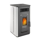 Amesti Estufa A Pellet Vulcan 10 Blanco | 191 m2 Calefacción
