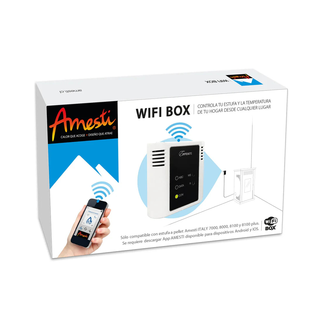 Amesti Wifi Box | Encendido y Apagado De Estufa Desde Celular