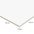 Arauco Tablero Durolac Blanco 2.8mm x244x152 cm