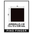 Arauco Junquillo Pino Recto 13x13mm x 3m