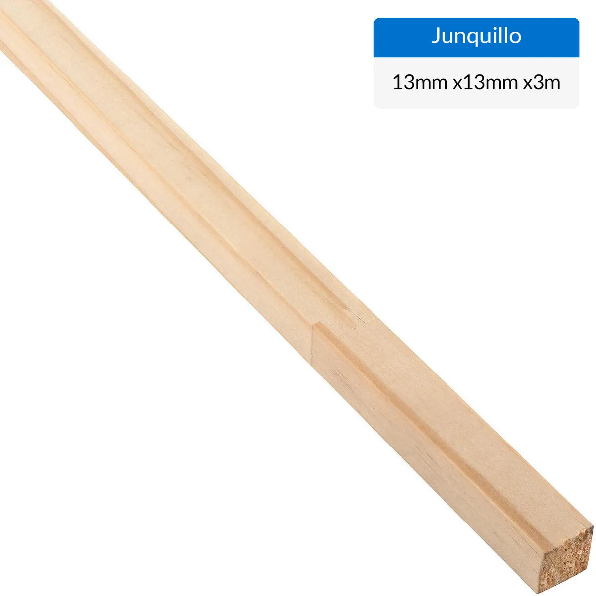 Arauco Junquillo Pino Recto 13x13mm x 3m