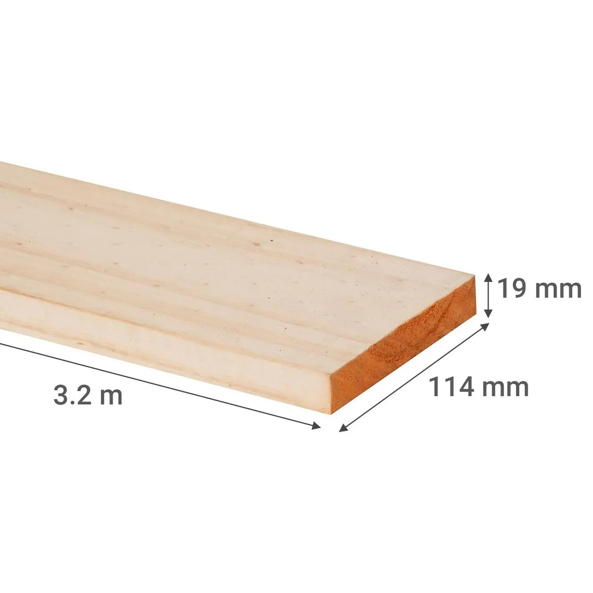 Arauco MSD Cepillado 1x5 x3.2 mts