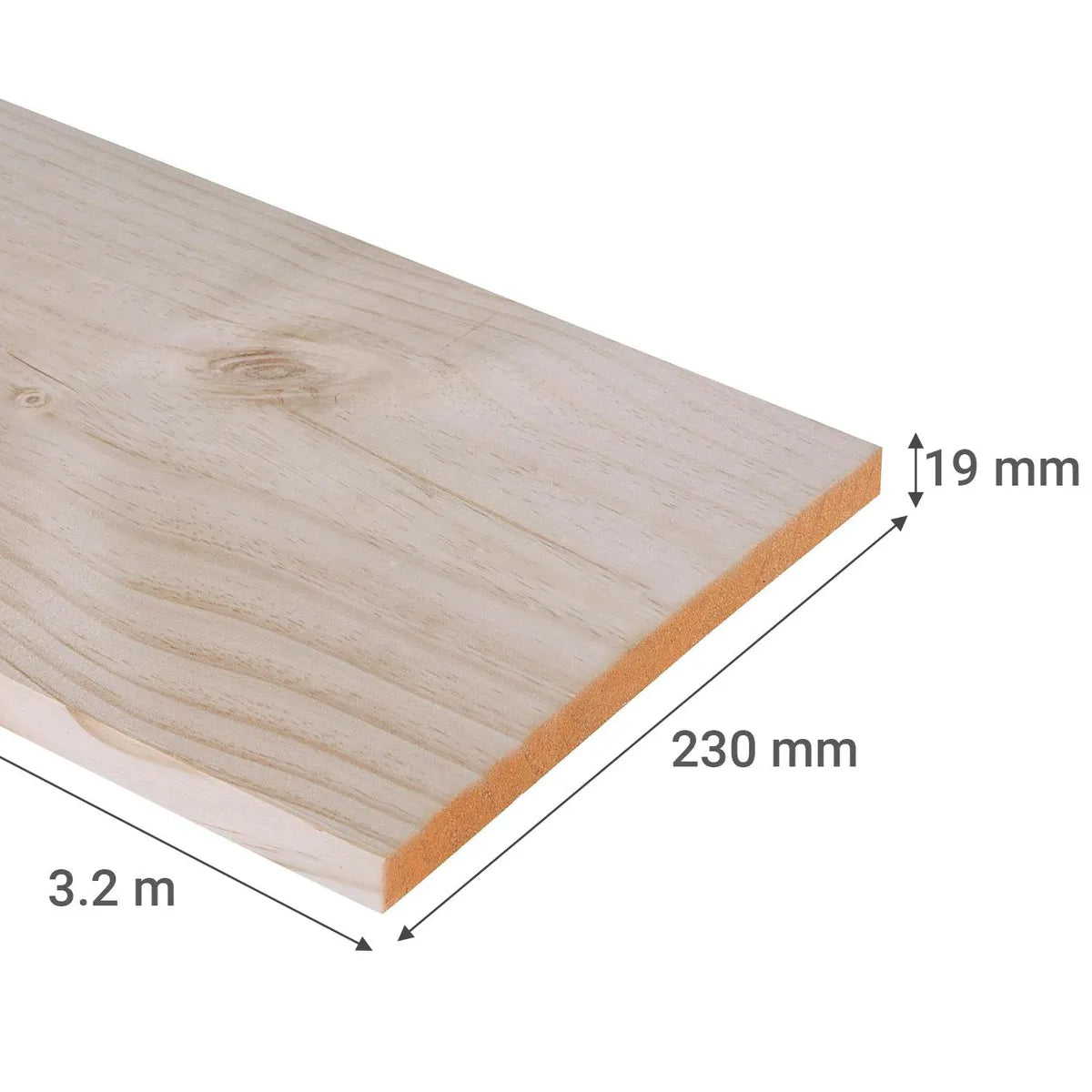 Arauco Pino MSD Cepillado 1x10 x3.2 mts
