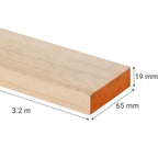 Arauco Pino MSD Cepillado 1x3 x3.2 mts