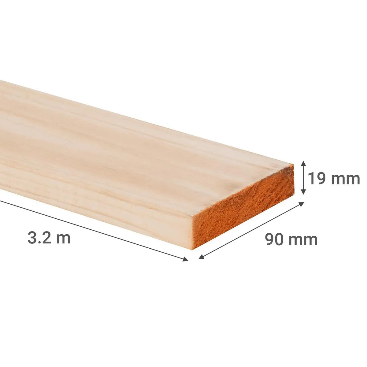 Arauco Pino MSD Cepillado 1x4 x3.2 mts