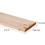 Arauco Pino MSD Cepillado 1x6 x3.2 mts