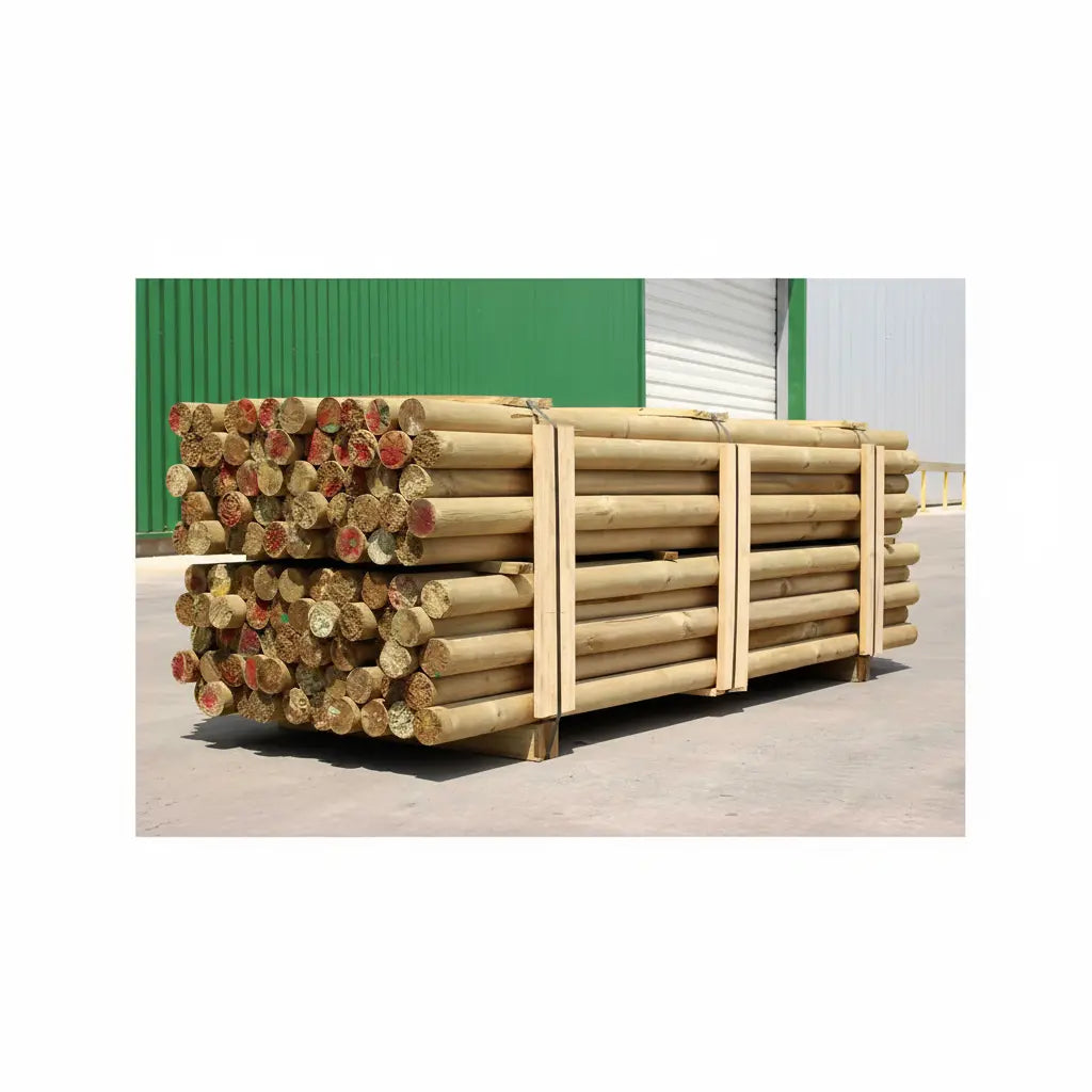 Arauco Polin Impregnado 80mm x 2.65 mt