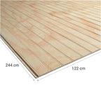 Arauco Terciado Ranurado Colonial 9mm x 122x244 cm