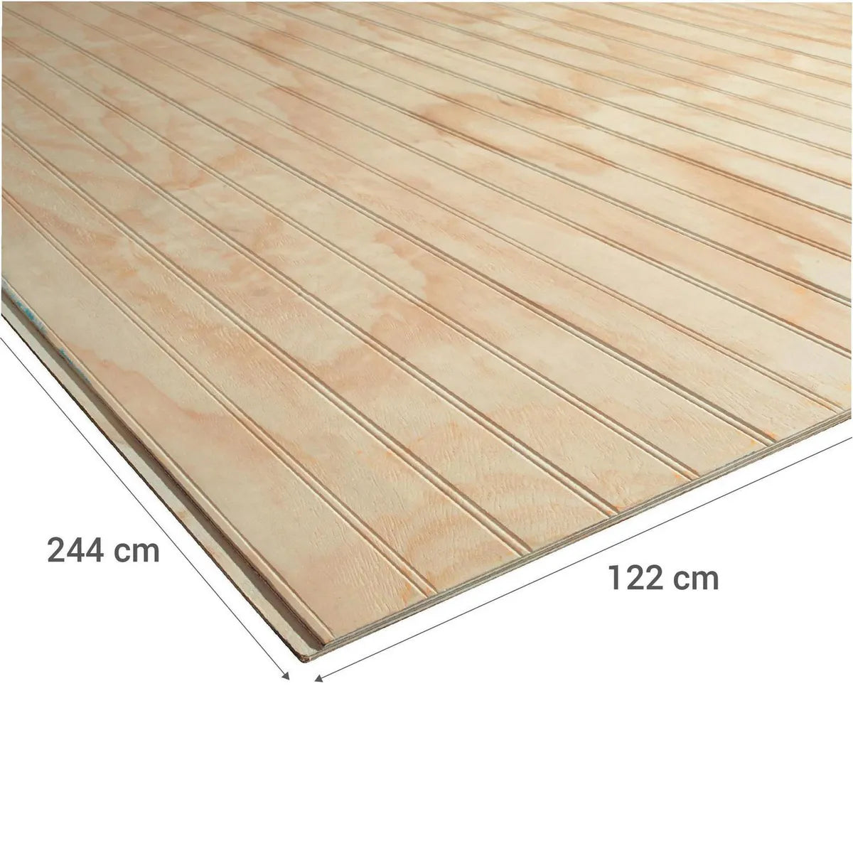 Arauco Terciado Ranurado Colonial 9mm x 122x244 cm