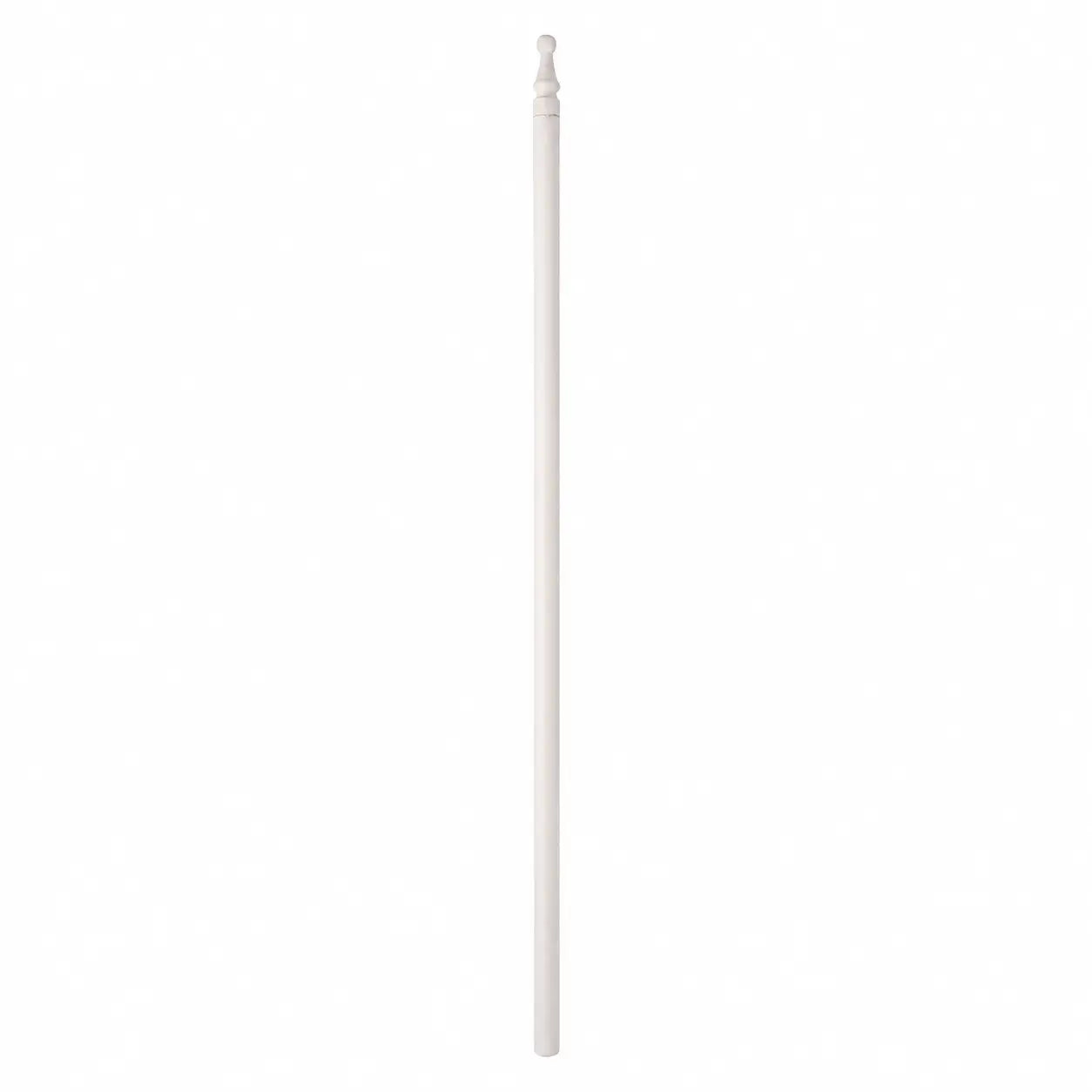 Asta para Bandera Prepintada Blanca 240 cm