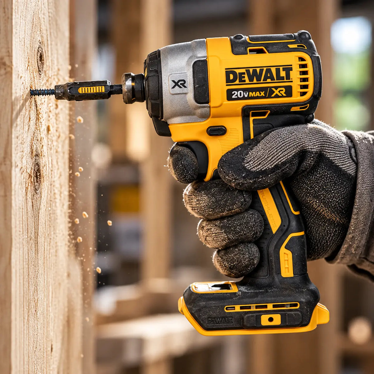 Atornillador de Impacto DEWALT XR 20V 1/4" DCF887B sin Batería