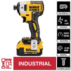 Dewalt Atornillador Impacto 20V DCF887M2-B2 +2 Baterías + Cargador