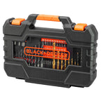 Black+Decker Set Atornillar y Perforar 104 Piezas A7230-XJ