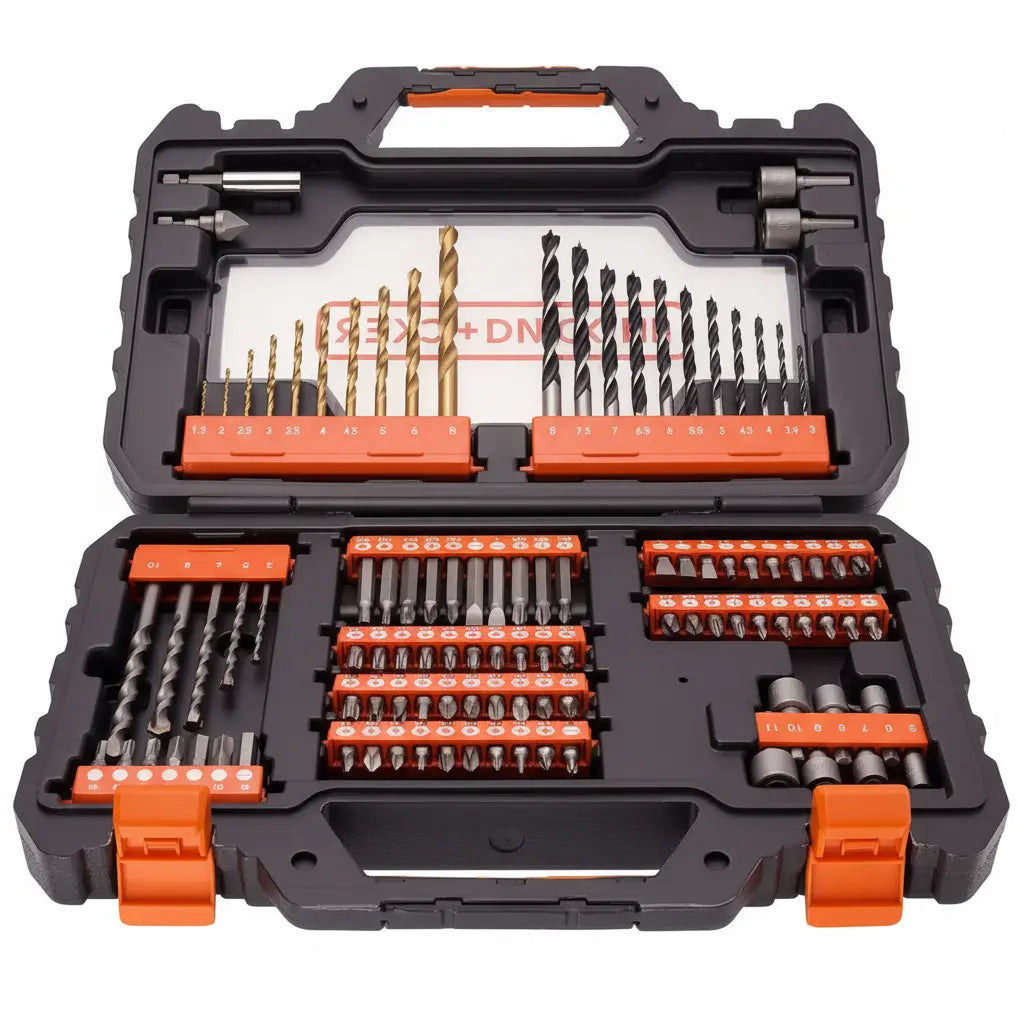Black+Decker Set Atornillar y Perforar 104 Piezas A7230-XJ