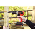 Black+Decker Taladro Percutor Inalámbrico 20v  BCD704C1-B2