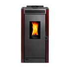 Bosca Estufa a Pellet Black Vision Burdeo + Aspirador Cenizas