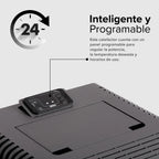 Bosca Estufa a Pellet Black Vision Burdeo + Aspirador Cenizas