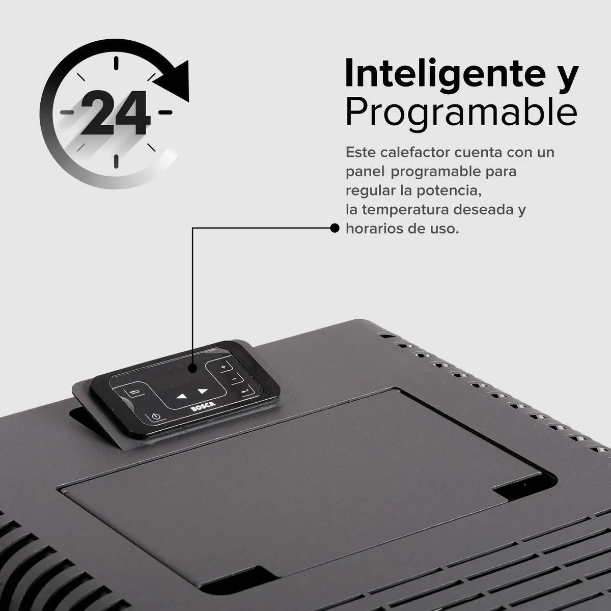 Bosca Estufa a Pellet Black Vision Burdeo + Aspirador Cenizas