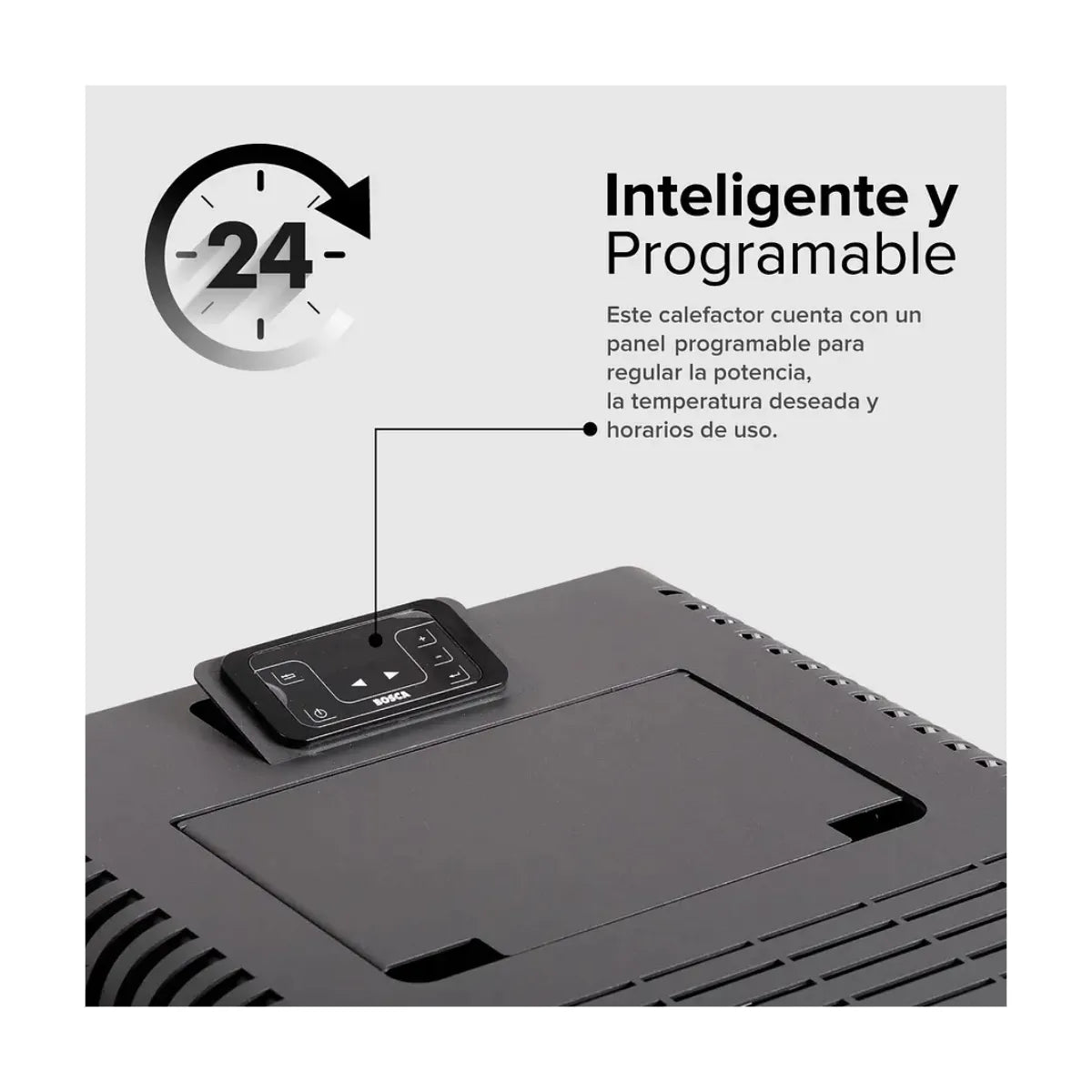 Bosca Estufa a Pellet Black Vision Negro + Aspirador Cenizas
