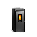 Bosca Estufa a Pellet Black Vision Negro + Aspirador Cenizas