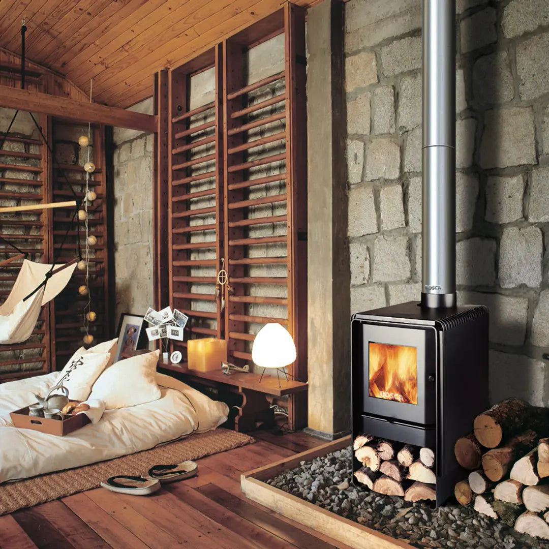 Estufa a Leña Bosca Eco 360 Hasta 150 m² + Kit de Instalación Gratis