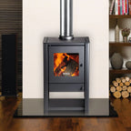 Estufa a Leña Bosca Gold 380 Charcoal Hasta 180 m² + Kit Gratis