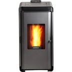Bosca Estufa a Pellet Hera+ Charcoal | 160 m2 Calefacción
