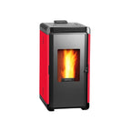 Bosca Estufa a Pellet Hera+ Rojo | 160 m2 Calefacción