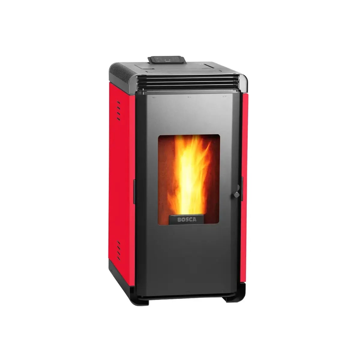 Bosca Estufa a Pellet Hera+ Rojo | 160 m2 Calefacción