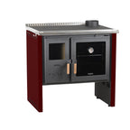 Cocina a Leña Bosca Hestia 90 Burdeo Horno 67 Litros + Kit de Instalación Gratis