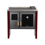 Cocina a Leña Bosca Hestia 90 Burdeo Horno 67 Litros + Kit de Instalación Gratis