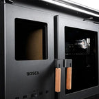 Cocina a Leña Bosca Hestia 90 Charcoal Horno 67 Litros + Kit de Instalación Gratis