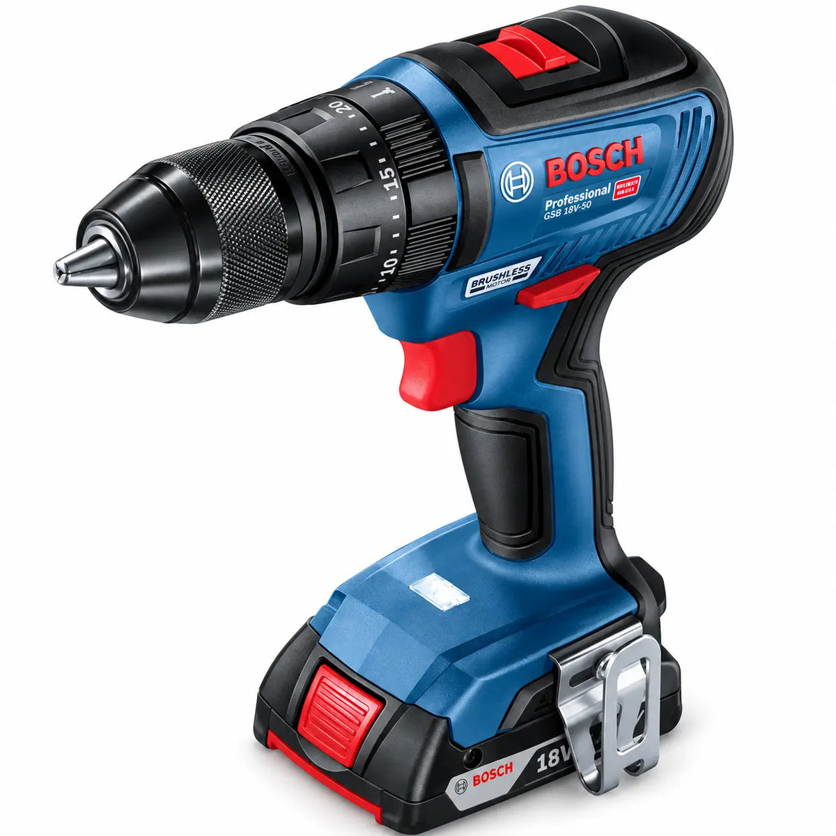 Taladro Percutor Atornillador Bosch GSB 18V-50 18V Brushless 50 Nm