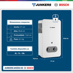 Bosch Calefont Gas Licuado 5 lts Therm 1500 | Tiro Natural
