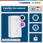 Bosch Calefont Gas Licuado 14 lts Therm 4200 | Tiro Natural
