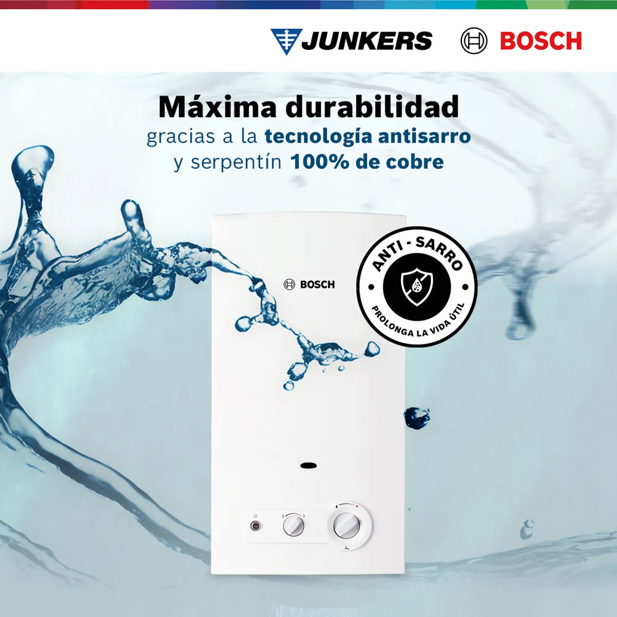 Bosch Calefont Gas Licuado 14 lts Therm 4200 | Tiro Natural