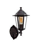BYP FAROL MURO 6001S E27 6 CARAS SUJECION INFERIOR NEGRO