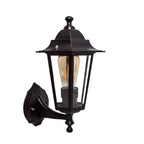 BYP FAROL MURO 6001S E27 6 CARAS SUJECION INFERIOR NEGRO