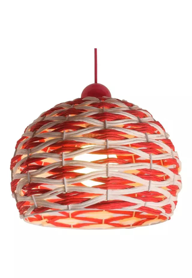 B&P LAMPARA COLGAR RATTAN ORGANIC E27 MAX 60W S/A