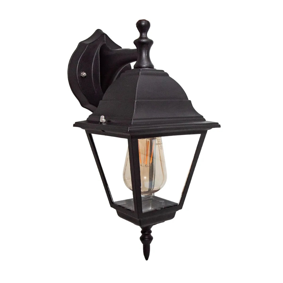 FAROL MURO 4CARAS SUJECION SUPERIOR NEGRO 6012S