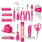 Caja de Herramientas Wadfow WHS3B89 89 Piezas Fucsia