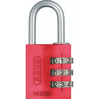 Candado ABUS 145/30 30 mm Aluminio Rojo con Clave